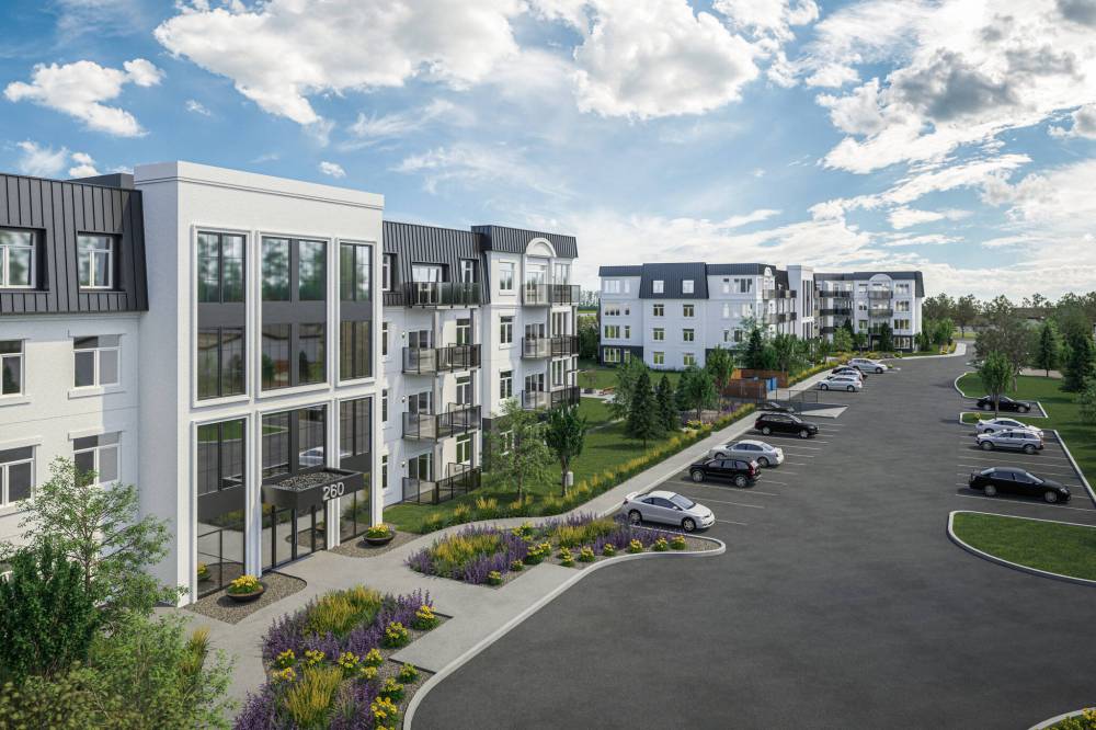 Sherwood Developments
The Pearl will offer 128 upscale suites between its two buildings and was designed with function, luxury and beauty in mind.