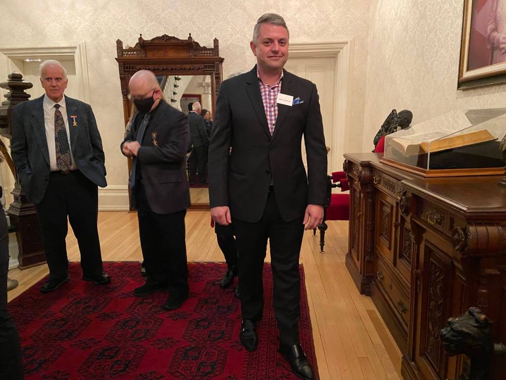 MALAK ABAS / WINNIPEG FREE PRESS
Brett Chestley is one of the 17 recipients of the Lifesaving Society Manitoba’s Rescue and Honour Awards.