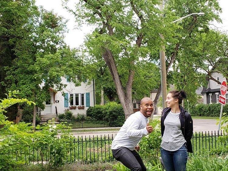 SUPPLIED
                                Kieran Ebanks and Stacia Franz. ‘This is how I remember our love, always making each other laugh. I am so lucky to have known him and be loved by him,’ Franz wrote on Instagram.