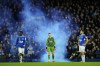 Everton's goalkeeper Jordan Pickford, center, reacts after Brighton's Pascal Gross scored his sides fourth goal during the English Premier League soccer match between Everton and Brighton and Hove Albion at Goodison Park Stadium in Liverpool, England, Tuesday, Jan. 3, 2023. (AP Photo/Jon Super)