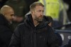 Chelsea's head coach Graham Potter looks on ahead of the English FA Cup soccer match between Manchester City and Chelsea at the Etihad Stadium in Manchester, England, Sunday, Jan. 8, 2023. (AP Photo/Dave Thompson)