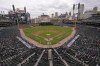 FILE -The Detroit Tigers play the Kansas City Royals at Comerica Park in the sixth inning of a baseball game in Detroit, Thursday, Sept. 29, 2022. The outfield dimensions at Comerica Park are changing, with the center field wall being moved in 10 feet to 412 feet from home plate. The Tigers announced the changes on Wednesday, Jan. 11, 2023. (AP Photo/Paul Sancya, File)