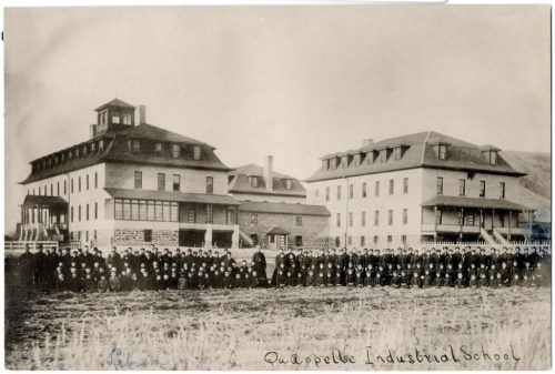 The Qu'Appelle residential school near Lebret, Sask., is shown in a handout photo. The Star Blanket Cree Nation in Saskatchewan says ground-penetrating radar has discovered more than 2,000 areas of interest and a child's jawbone fragment at the site of one of the longest-running residential schools in the country. THE CANADIAN PRESS/HO-Star Blanket Cree Nation **MANDATORY CREDIT**