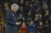 West Ham's manager David Moyes walks off the pitch after the end of the English Premier League soccer match between Wolverhampton Wanderers and West Ham United at Molineux Stadium in Wolverhampton, England, Saturday, Jan. 14, 2023. Wolves won the game 1-0. (AP Photo/Rui Vieira)