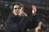 Brentford's head coach Thomas Frank reacts after the English Premier League soccer match between Brentford and Bournemouth at the Gtech Community Stadium, London, Saturday, Jan. 14, 2023. (AP Photo/Leila Coker)