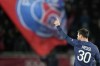 PSG's Lionel Messi celebrates after scoring his sides second goal during the French League One soccer match between Paris Saint-Germain and Angers at the Parc des Princes in Paris, France, Wednesday, Jan. 11, 2023. (AP Photo/Francois Mori)