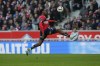 Thanks to a two-goal performance against Troyes, Canadian forward Jonathan David has become the first foreign player to reach 40 goals with Lille in France's Ligue 1. David controls the ball in the air during the French League One match Lille against Angers at the Pierre Mauroy stadium Sunday, Nov. 13, 2022 in Lille, northern France. THE CANADIAN PRESS/AP-Michel Spingler