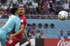 FILE - Iran's goalkeeper Alireza Beiranvand collides with Iran's Majid Hosseini, right, during the World Cup group B soccer match between England and Iran at the Khalifa International Stadium in Doha, Qatar, Monday, Nov. 21, 2022. A request by England’s Premier League and Major League Soccer to use temporary substitutes for players with suspected concussion goes to a meeting of the game’s lawmaking panel on Wednesday, Jan. 18, 2023. (AP Photo/Alessandra Tarantino, File)