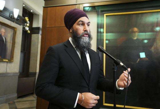 NDP leader Jagmeet Singh (Sean Kilpatrick / The Canadian Press files)