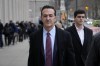Former 21st Century Fox executive Hernan Lopez arrives to Federal court in Brooklyn, Tuesday, Jan. 17, 2023, in New York. (AP Photo/John Minchillo)