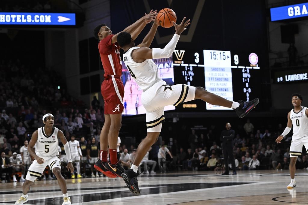 Miller scores 30 points as No. 4 Alabama beats Vandy 78-66 – Winnipeg ...