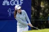Leona Maguire, of Ireland, hits a shot to the green on the eighth hole during the first round of the LPGA Hilton Grand Vacations Tournament of Champions Thursday, Jan. 19, 2023, in Orlando, Fla. (AP Photo/John Raoux)