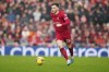 Liverpool's Andrew Robertson follows the ball during the English Premier League soccer match between Liverpool and Chelsea at Anfield stadium in Liverpool, England, Saturday, Jan. 21, 2023. (AP Photo/Jon Super)