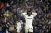 Leeds United's Wilfried Gnonto reacts after failing to score during the English Premier League soccer match between Leeds United and Brentford at Elland Road, Leeds, England, Sunday, Jan. 22, 2023. (AP Photo/Jon Super)