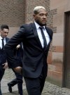 Newcastle United footballer Joelinton arrives at Newcastle Upon Tyne Magistrates' Court, where he is charged with drink driving, in Newcastle, England, Thursday, Jan. 26, 2023. The 26-year-old Brazilian was arrested after Northumbria Police pulled over a vehicle in Newcastle early on Jan. 12. (Owen Humphreys/PA via AP)