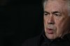 Real Madrid's head coach Carlo Ancelotti sits on the bench prior to the Spanish La Liga soccer match between Real Madrid and Real Sociedad, at the Santiago Bernabeu stadium in Madrid, Sunday, Jan. 29, 2023. (AP Photo/Manu Fernandez)