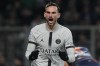 PSG's Fabian Ruiz celebrates after scoring his side's opening goal during the French League One soccer match between Montpellier and Paris Saint-Germain at the State La Mosson stadium in Montpellier, France, Wednesday, Feb. 1, 2023. (AP Photo/Thibault Camus)