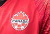 A Canada soccer logo is seen on a&nbsp;jersey in Vancouver, B.C., Sunday, March 24, 2019. THE CANADIAN PRESS/Darryl Dyck