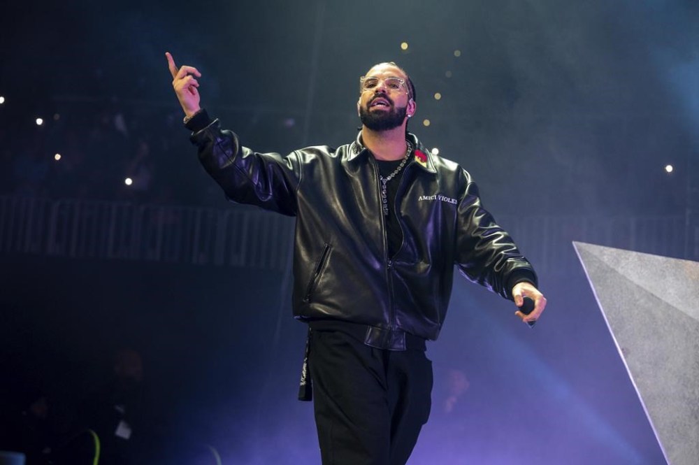 Drake performs during Lil Baby's Birthday Party at State Farm Arena on Saturday, Dec. 9, 2022, in Atlanta. THE CANADIAN PRESS/AP-Photo by Paul R. Giunta/Invision/AP