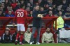 Leeds United's head coach Jesse Marsch points during the English Premier League soccer match between Nottingham Forest and Leeds United at City Ground stadium in Nottingham, England, Sunday, Feb. 5, 2023. (AP Photo/Rui Vieira)
