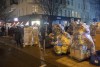 Relief supplies for earthquake victims in Turkey and Syria stand packed on Turmstrasse in Moabit, Berlin, Germany, Monday, Feb. 6, 2023. Members of the Turkish community in Berlin collected tons of relief supplies within a few hours. The police closed Turmstrsse so that the volunteers could load numerous trucks. (Paul Zinken/dpa via AP)