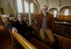 Crescent-Fort Rouge United Church Rev. Marc Whitehead and liason Sandi Howell are thrilled to have the community’s help. (John Woods / Winnipeg Free Press)