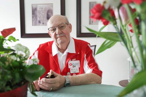 RUTH BONNEVILLE / WINNIPEG FREE PRESS
                                Daniel Trochim volunteered more than 7,400 hours with St. John Ambulance from 1967 to 2003. He was on duty at numerous entertainment and sporting events, including the Pan Am Games in 1967 and 1999.