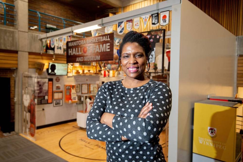 Marjorie Kelly is happy to see the diversity in basketball today. (Mike Sudoma/Winnipeg Free Press)