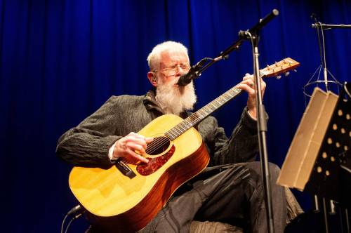 Bruce Cockburn performed two sets Friday that covered the entirety of his lenghty career. (Mike Sudoma / Winnipeg Free Press