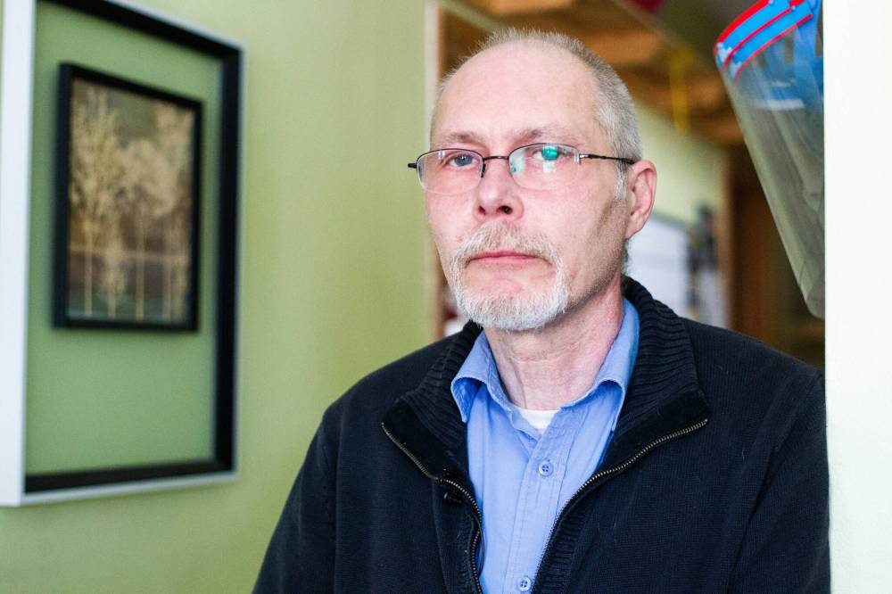MIKAELA MACKENZIE / WINNIPEG FREE PRESS
Eric De Schepper said he was touched by the letter, and it encourages him to keep advocating for change — as he promised his common-law wife Ellis, who passed away last week.