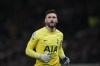 Tottenham's goalkeeper Hugo Lloris watches the play during an English Premier League soccer match between Tottenham Hotspur and Manchester City at the Tottenham Hotspur Stadium in London, Sunday, Feb. 5, 2023. (AP Photo/Kin Cheung)