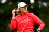 Canada's Katie Cranston tucks her tee back under her cap after teeing off at the 14th hole during the CP Women's Open in Ottawa, on Friday, Aug. 26, 2022. Cranston will make her NCAA tournament debut on Monday when she tees it up at the Nexus Collegiate event. THE CANADIAN PRESS/Justin Tang