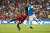 Charlotte FC defender Christian Fuchs (22) hauls down Toronto FC forward Jayden Nelson (11) to earn a red card during second half MLS action in Toronto on Saturday July 23, 2022. THE CANADIAN PRESS/Chris Young