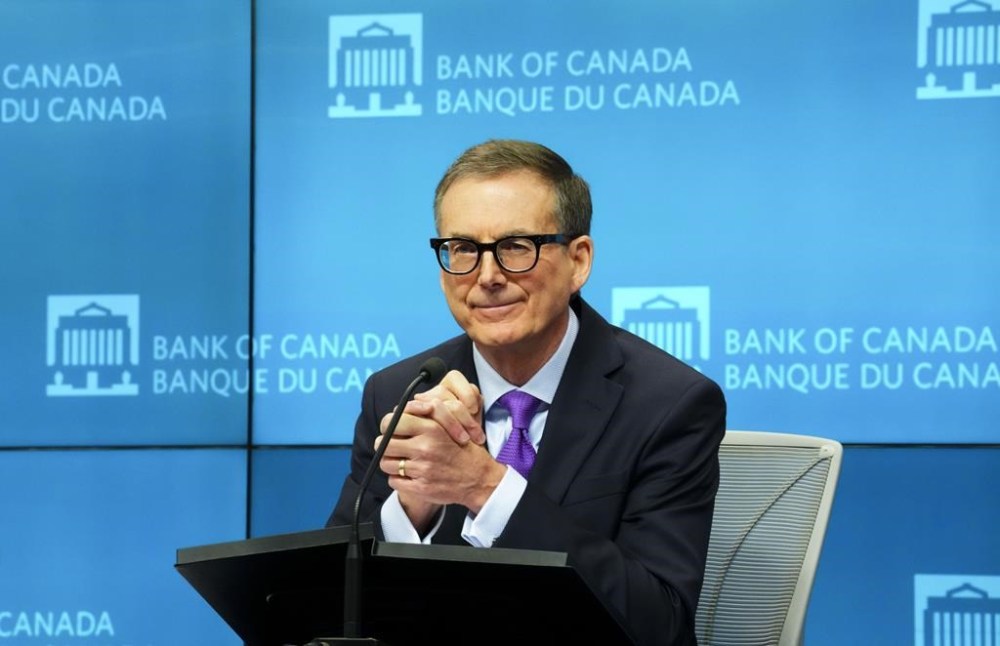 Tiff Macklem, Governor of the Bank of Canada, holds a press conference at the Bank of Canada in Ottawa on Wednesday, Jan. 25, 2023. In a first for the Bank of Canada, it has released a summary of deliberations by its governing council regarding its policy decision to raise its key interest rate target by a quarter of a percentage point to 4.5 per cent in January. THE CANADIAN PRESS/Sean Kilpatrick