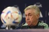 Real Madrid Head Coach Carlo Ancelotti attends a press conference before his team's soccer match final against Saudi Arabia's Al Hilal. during the FIFA Club World Cup 2022, in Rabat, Morocco, Friday, Feb. 10, 2023. (AP Photo)