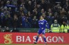Leicester's Harvey Barnes celebrates after scoring his side's fourth goal during the English Premier League soccer match between Leicester City and Tottenham Hotspur at King Power stadium in Leicester, England, Saturday, Feb. 11, 2023. (AP Photo/Rui Vieira)