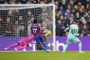 Brighton and Hove Albion's Alexis Mac Allister, right, has a shot saved by Crystal Palace goalkeeper Vicente Guaita, during the English Premier League soccer match between Crystal Palace and Brighton at Selhurst Park, London, Saturday, Feb. 11, 2023. (Yui Mok/PA via AP)