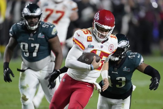 Kansas City Chiefs quarterback Patrick Mahomes (15) (Seth Wenig / The Associated Press)