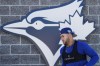 Toronto Blue Jays centre fielder George Springer arrives for his workout during baseball spring training in Dunedin, Fla., on Tuesday, February 14, 2023. THE CANADIAN PRESS/Nathan Denette