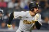 FILE - Pittsburgh Pirates' Bryan Reynolds during the first inning of a baseball game against the New York Yankees Wednesday, Sept. 21, 2022, in New York. Pittsburgh's first workout for pitchers and catchers was Wednesday, Feb. 15, 2023, but for outfielders like Reynolds it's not until Monday. Reynolds said nothing has really changed since he made his trade request prior to the winter meetings.(AP Photo/Frank Franklin II, File)