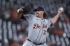 FILE - Detroit Tigers relief pitcher Andrew Chafin throws to a Baltimore Orioles batter during the seventh inning of a baseball game Sept. 20, 2022, in Baltimore. Chafin and the Arizona Diamondbacks finalized $6.25 million, one-year contract Wednesday, Feb. 15, 2023. Chafin gets $5.5 million this year, and the Diamondbacks have a $7.25 million option for 2024 with a $750,000 buyout. (AP Photo/Jess Rapfogel, File)