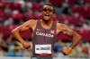 Canada's Andre De Grasse races to a gold medal in the Men's 200m final during the Tokyo Olympics in Tokyo, Japan on Wednesday, Aug. 4, 2021. The Canadian women's soccer team has a big supporter in their ongoing impasse with Canada Soccer.THE CANADIAN PRESS/Frank Gunn