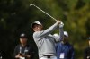 Collin Morikawa hits from the sixth tee during the second round of the Genesis Invitational golf tournament at Riviera Country Club, Friday, Feb. 17, 2023, in the Pacific Palisades area of Los Angeles. (AP Photo/Ryan Kang)