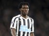FILE - Christian Atsu plays for Newcastle United, Jan. 12, 2019. Search teams have recovered the body of Ghanaian international soccer player Christian Atsu in the ruins of a building that collapsed during the devastating earthquake that struck Turkey and Syria, his manager said Saturday Feb. 18, 2023. (Adam Davy/PA via AP, File)