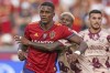 Portland Timbers forward Dairon Asprilla, right, defends against Real Salt Lake forward Sergio Cordova (10) during the second half of an MLS soccer match&nbsp;in Sandy, Utah, Sunday, Oct. 9, 2022.&nbsp;The Vancouver Whitecaps have acquired Venezuelan international forward Sergio Cordova from German Bundesliga side FC Augsburg, the team announced Monday. THE CANADIAN PRESS/AP-Rick Bowmer