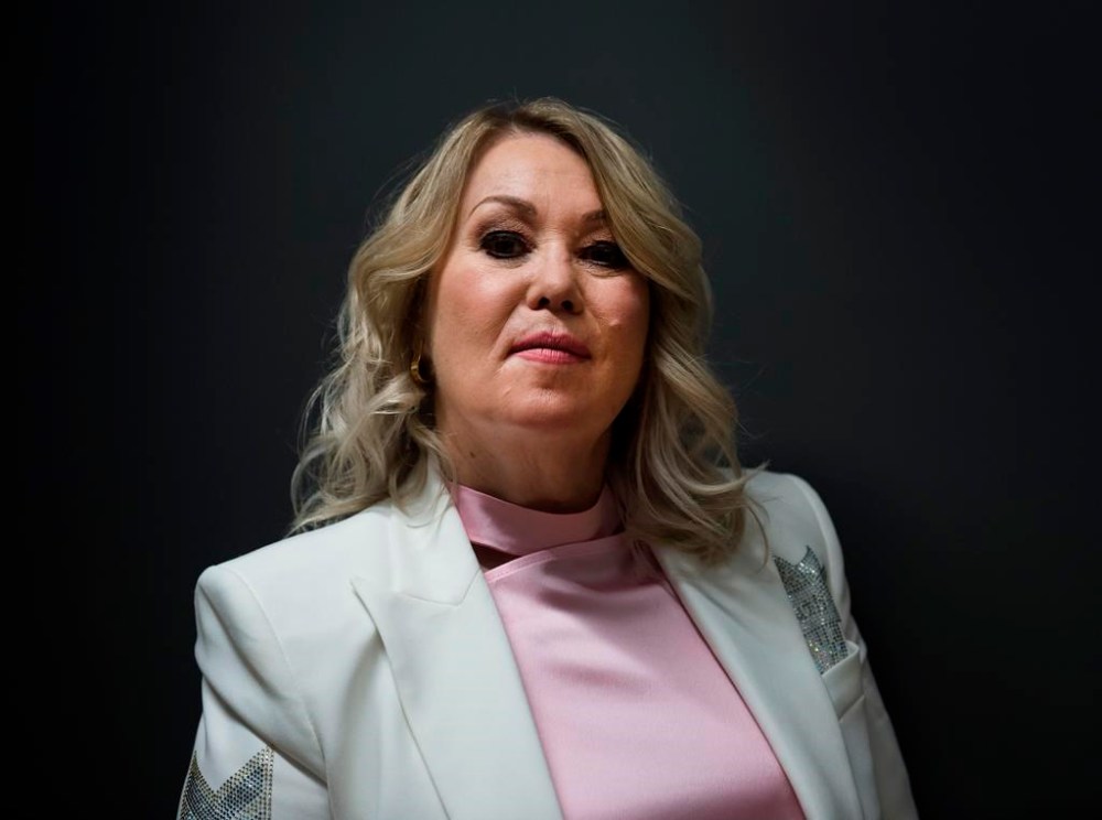 Canadian singer and actress Jann Arden poses for a photo in Toronto on Tuesday, February 4, 2020. Arden has initiated a petition to the House of Commons calling for them to ban the live export of horses for slaughter. THE CANADIAN PRESS/Nathan Denette