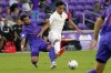 Orlando City midfielder Jake Mulraney, left, fight for position on the ball against FC Dallas midfielder Brandon Servania, right, during the first half of an MLS soccer match, in Orlando, Fla., Saturday, May 28, 2022.&nbsp;Toronto FC has acquired midfielder Brandon Servania from FC Dallas in exchange for Spanish striker Jesus Jimenez and an international slot for the 2023. THE CANADIAN PRESS/AP-John Raoux