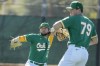 Oakland Athletics' Garrett Williams and Mason Miller throw during a spring training baseball workout Monday, Feb. 20, 2023, in Mesa, Ariz. (AP Photo/Morry Gash)