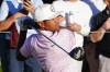 Tony Finau watches his tee shot on the 10th hole during the second round of the Phoenix Open golf tournament Friday, Feb. 10, 2023, in Scottsdale, Ariz. (AP Photo/Darryl Webb)
