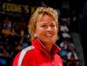 FILE - Solheim Cup assistant captain Dottie Pepper smiles at an NBA game in Denver, Feb. 7, 2013. Pepper is one of 12 finalists for the 2024 class of the World Golf Hall of Fame. (AP Photo/David Zalubowski, File)